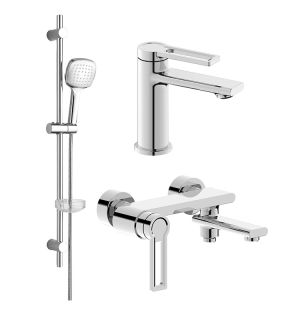 Набор для ванной комнаты 3в1 Orange Splito M36-311cr хром